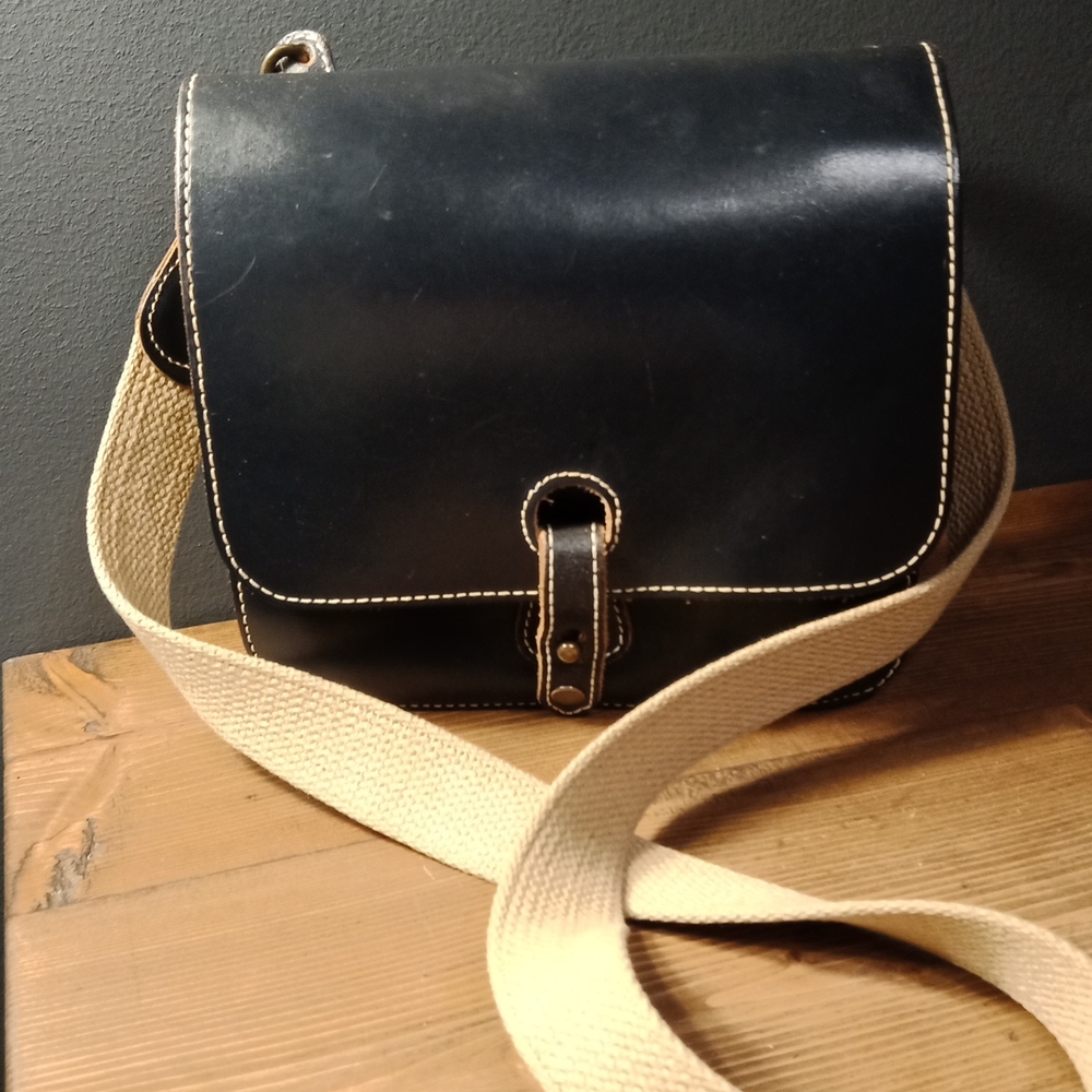 Leather crossbody